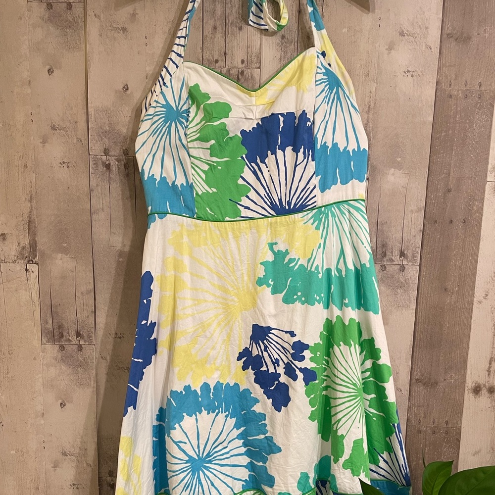 Lilly Pulitzer White Label Summer Sizzle Halter Dress – Size 10